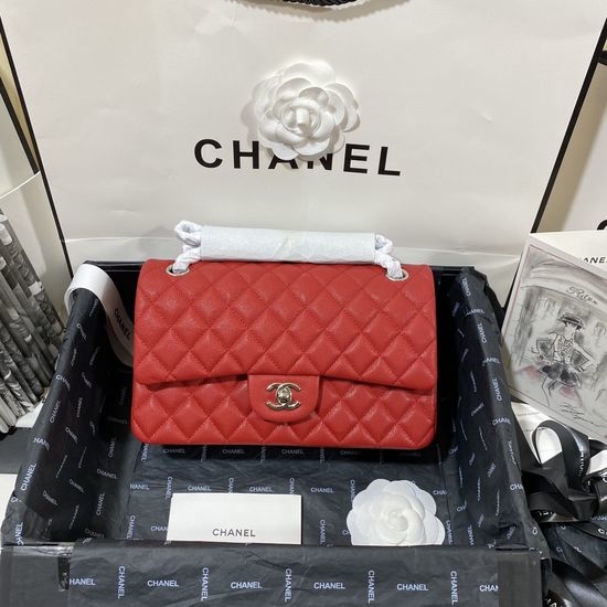 Chanel Medium Caviar Leather Flap Bag 1112