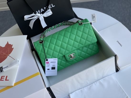 Chanel Classic Flap Lambskin Elegant Bag 01112