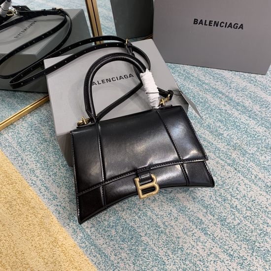 Balenciaga Hourglass Croc-Embossed Bag 8895
