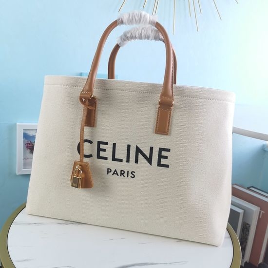 Celine CABAS Canvas Tote Bag 190062