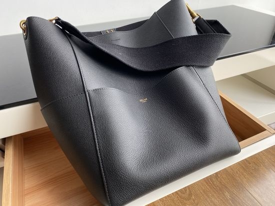 Celine Sangle Seau Togo Leather Bucket Bag 3140