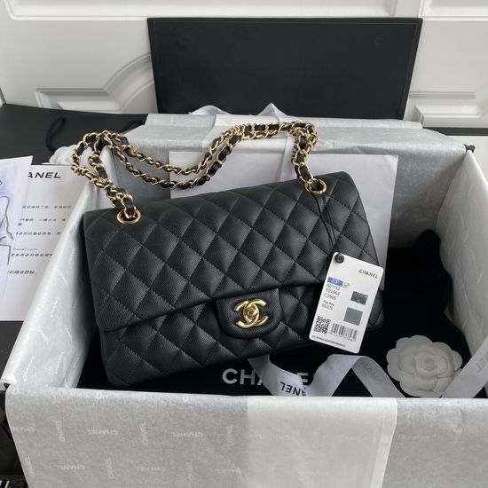 Chanel Classic Flap Elegant Genuine Leather Bag A01112