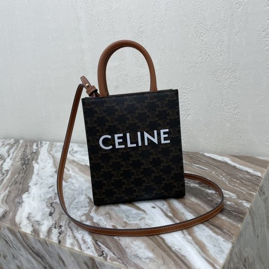 Celine CABAS TRIOMPHE Mini Vertical Handbag 194372