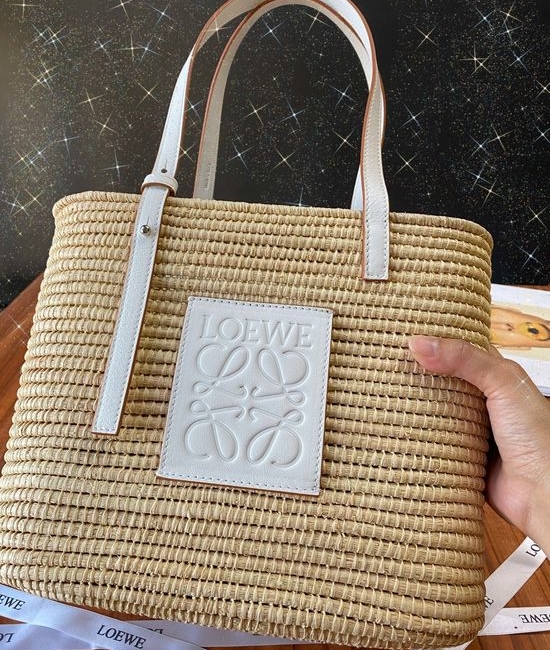 Loewe Straw Woven Basket Handbag 007