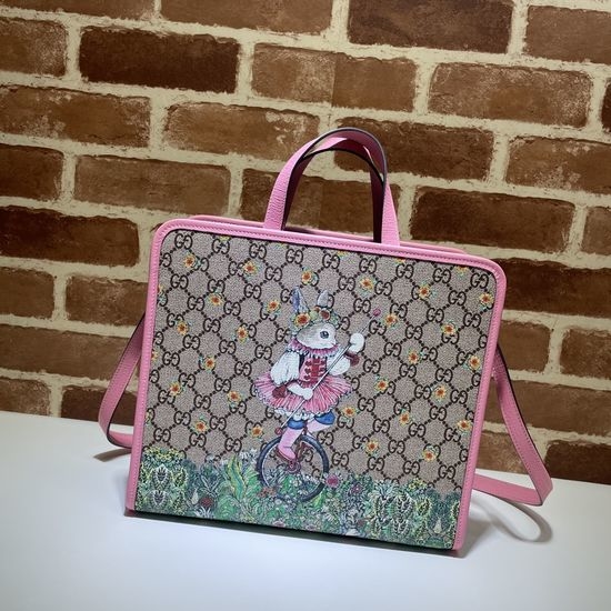 Gucci Rabbit Print Large Shoulder Bag 630542