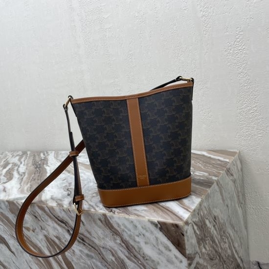 Celine TRIOMPHE CANVAS Bucket Bag 191442CAS.04LU