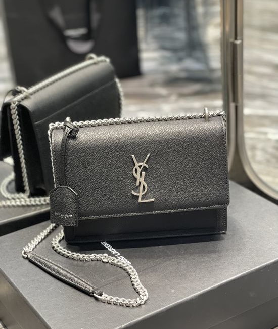 Yves Saint Laurent YSL Sunset Diamond Pattern Leather Bag 422906