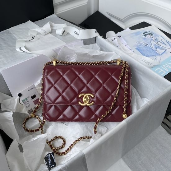 Chanel Adjustable Double Golden Ball Mini Bag AS2649