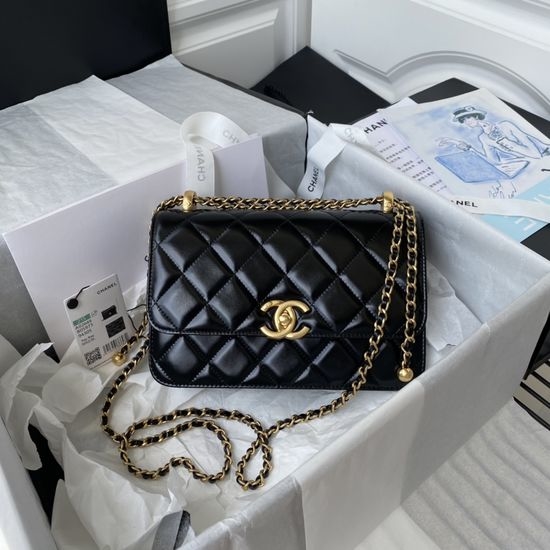 Chanel AS2649 Adjustable Double Golden Ball Mini Bag