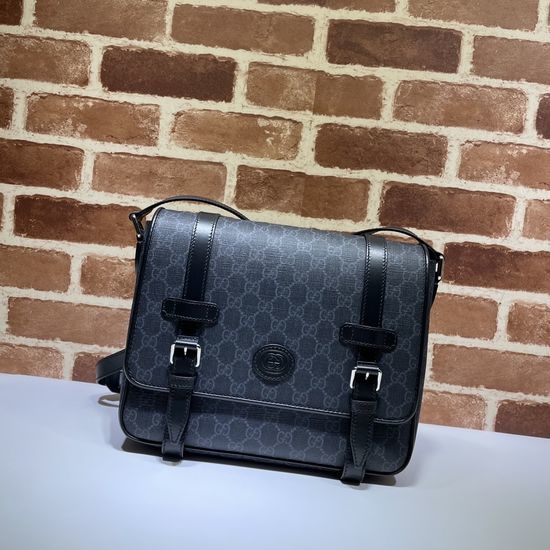 Gucci Handbag Black Leather 658542