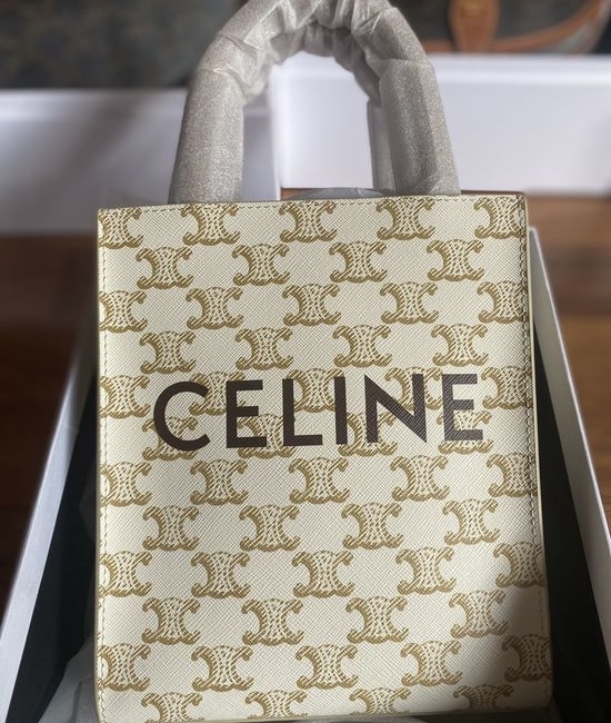 Celine mini Tote Heart Embroidery Tote 194372