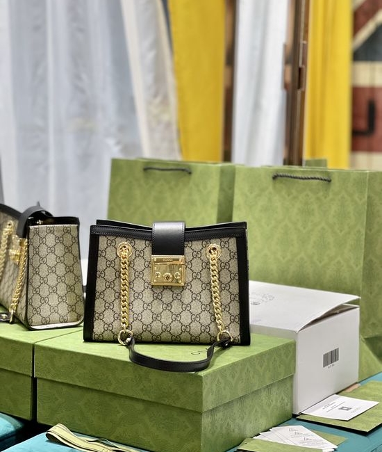 Gucci Supreme Flap Shoulder Chain Bag 498156
