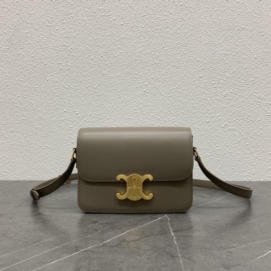 Celine Triomphe Bag Vintage Cowhide Leather 188423