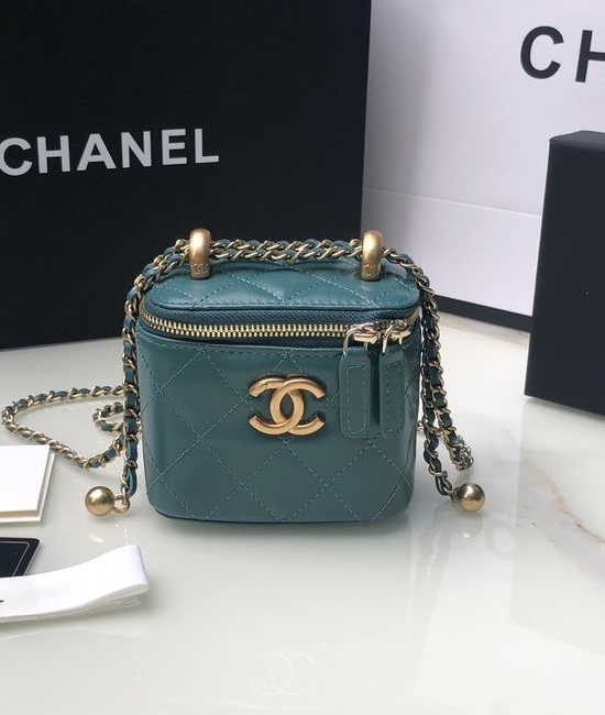 Chanel Makeup Box Leather Storage Case AP2292