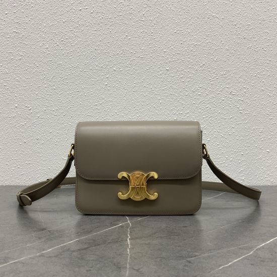 Celine Triomphe Classic Retro Style Bag 188423 Gray