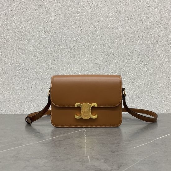 Celine Triomphe Classic Retro Style Bag 188423 Brown