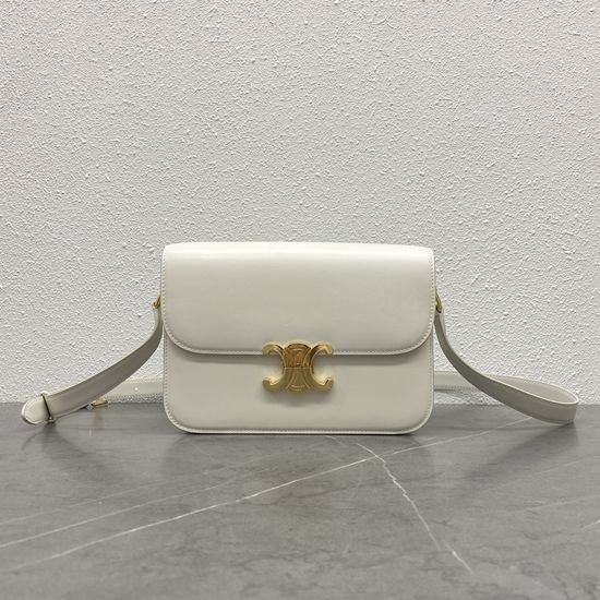 Celine Triomphe Leather Shoulder Bag 187368