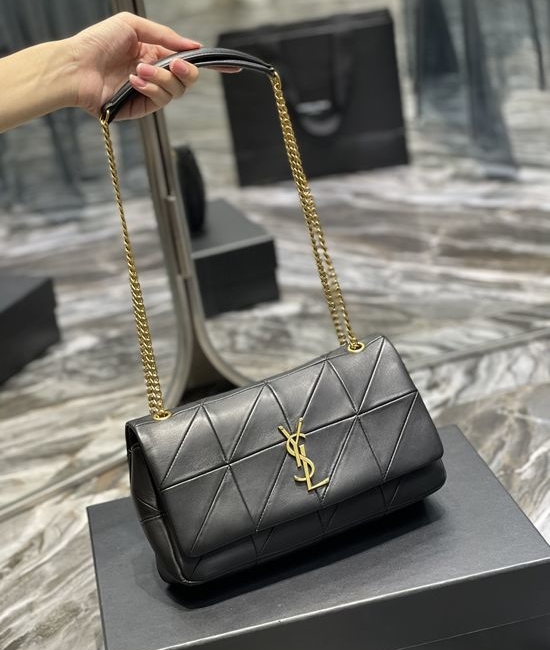 Yves Saint Laurent YSL Patchwork Lambskin Medium Shoulder Bag 515821