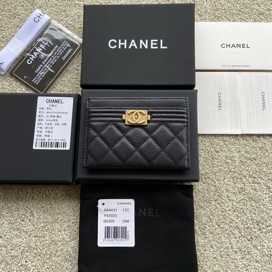 Chanel Wallet Calfskin Leather A84431
