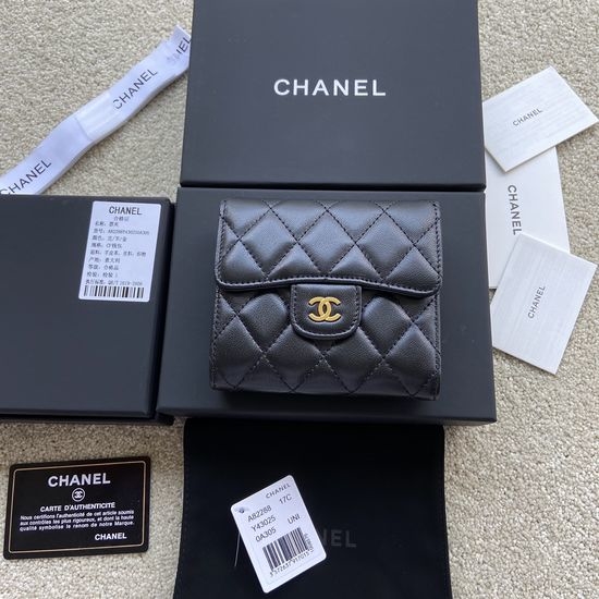Chanel Lambskin Wallet A82288