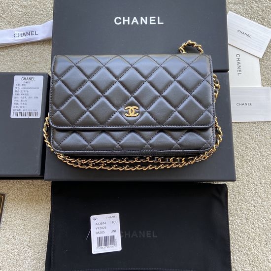 Chanel Lambskin Crossbody Bag A33814