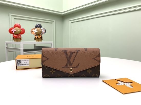 Louis Vuitton LV Monogram Sarah Leather Wallet M80726