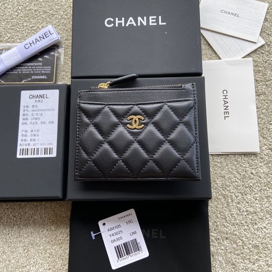 Chanel Lambskin Wallet A84105