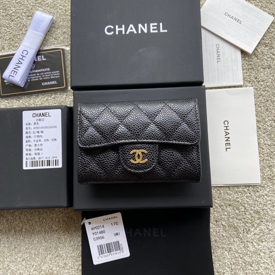 Chanel Caviar Wallet AP0214