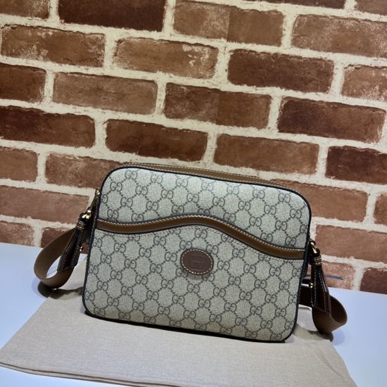 Gucci Original Leather Coffee Brown Handbag 675891