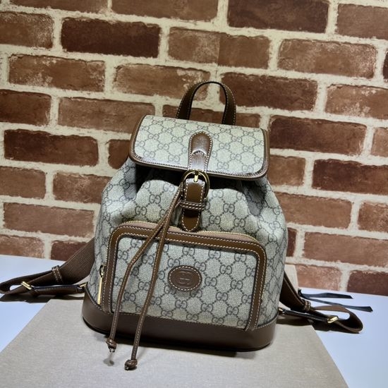Gucci Brown Leather Satchel Bag 674147
