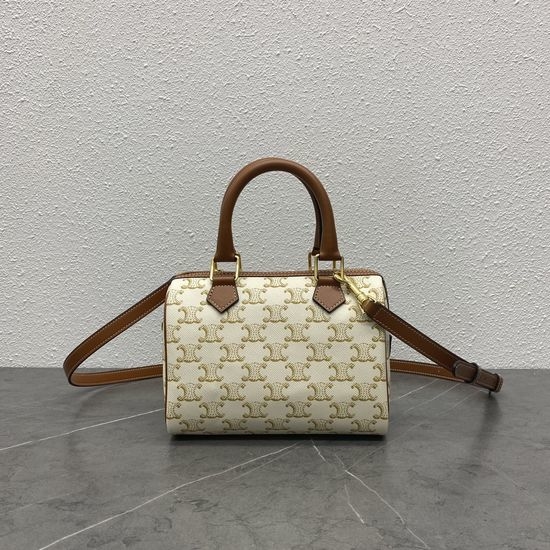 Celine TRIOMPHE CANVAS Boston Bag 197582