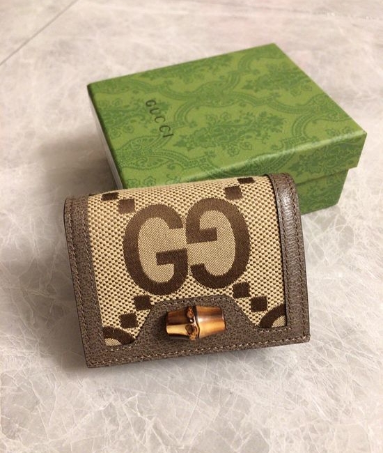 Gucci Diana Bamboo Wallet Card Holder 658244