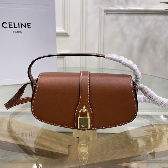 Celine Tabou Clutch Full Leather Flap Handbag 101592