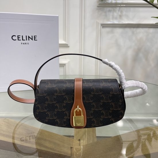 Celine Tabou Clutch Leather Shoulder Bag 101592