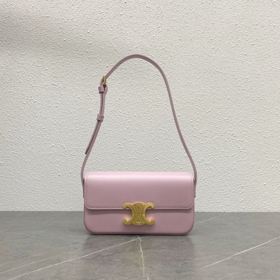 Celine Triomphe Adjustable Shoulder Leather Bag 194142