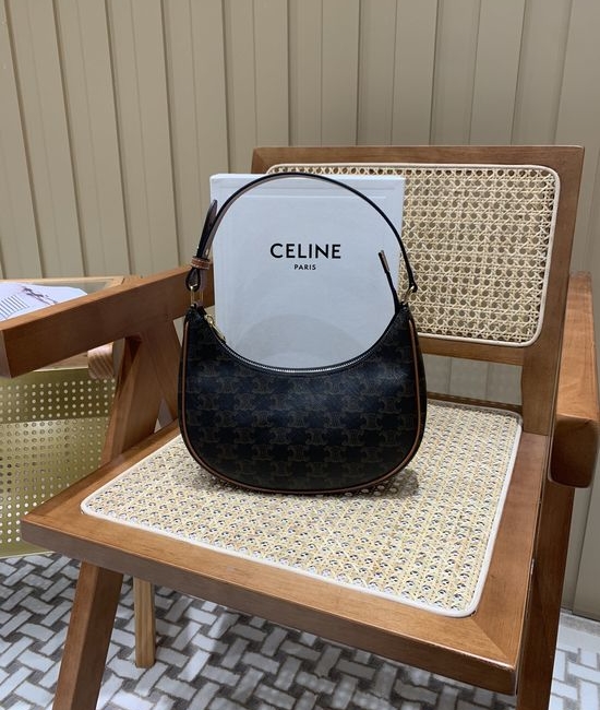 Celine AVA Brown Monogram Shoulder Bag 193952