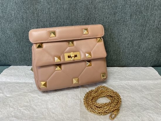 Valentino Roman Stud Nappa Leather Chain Bag 0188