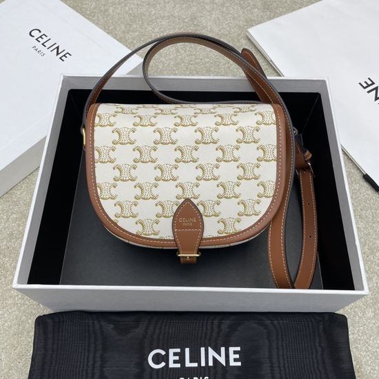 Celine TRIOMPHE Saddle Shoulder Bag 191502