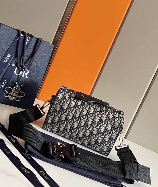 Christian Dior CD Dio Lingot 50 Fabric Handbag 93335