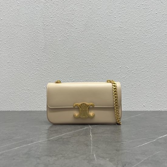Celine Chain Shoulder Bag Nude 197992
