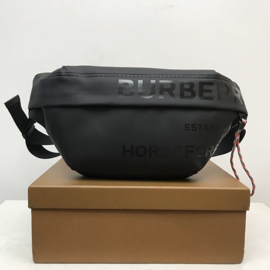 Burberry Horseferry Print Coated Canvas Waist Bag 80365551