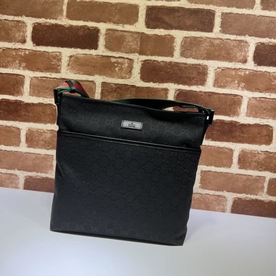 Gucci Tote Bag Black Canvas 189751