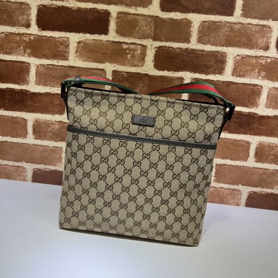Gucci Tote Bag Brown Canvas 189751