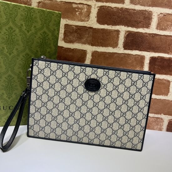 Gucci Classic Blue Gel Clutch Bag 672953