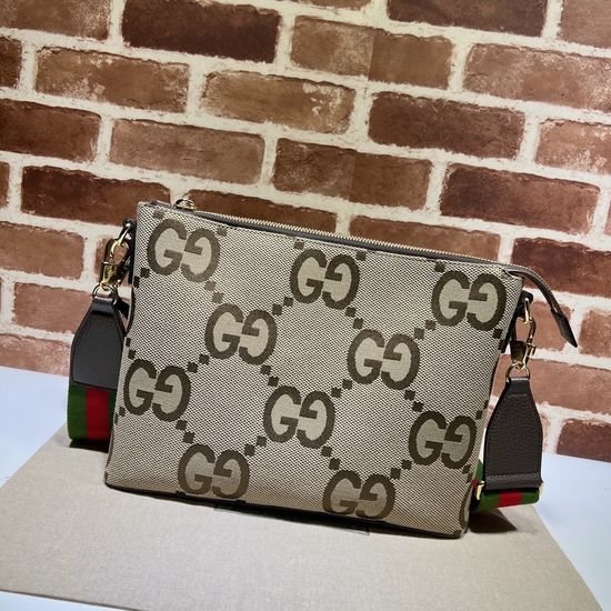 Gucci Handbag Beige G Canvas 699130