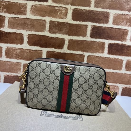 Gucci Classic Leather Coffee Bag 699439