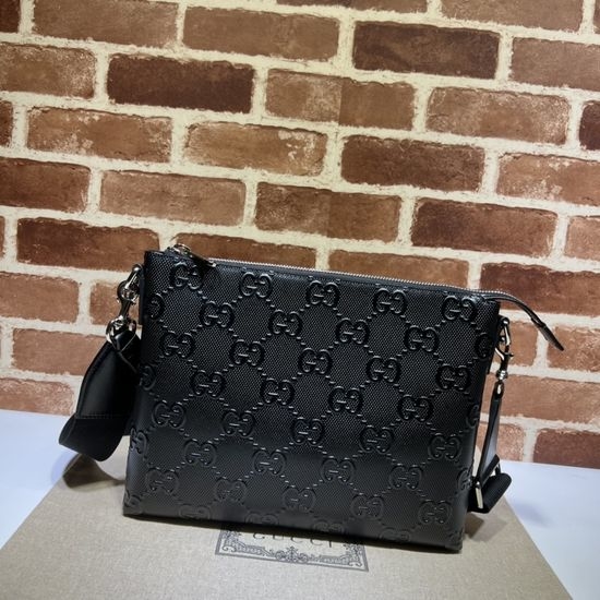 Gucci Shoulder Bag Black Monogram 696009