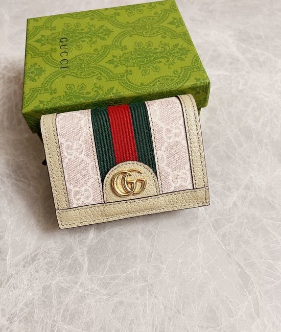 Gucci Ophidia GG Canvas Card Holder 523155