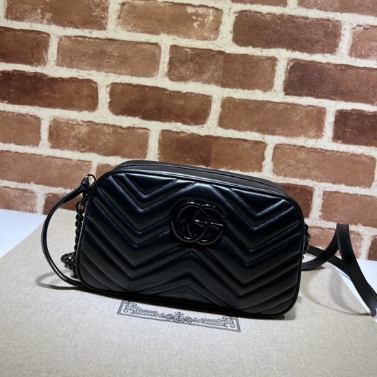 Gucci Leather Crossbody Bag With G Hardware 447632