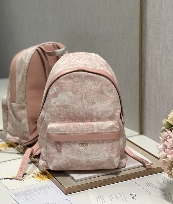Christian Dior CD Oblique Elephant Embroidered Backpack 1523